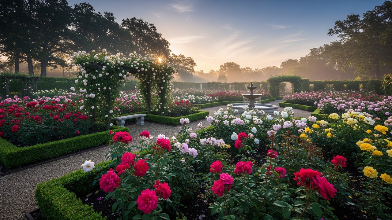 Peaceful Rose Garden Tour | A Walk Through a Stunning and Colorful Garden