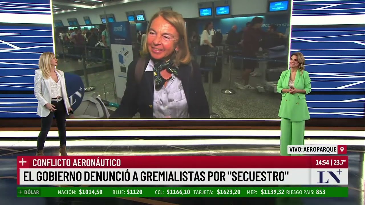 El Gobierno, contra los gremios aeronáuticos: Bullrich dijo que terminará con las extorsiones