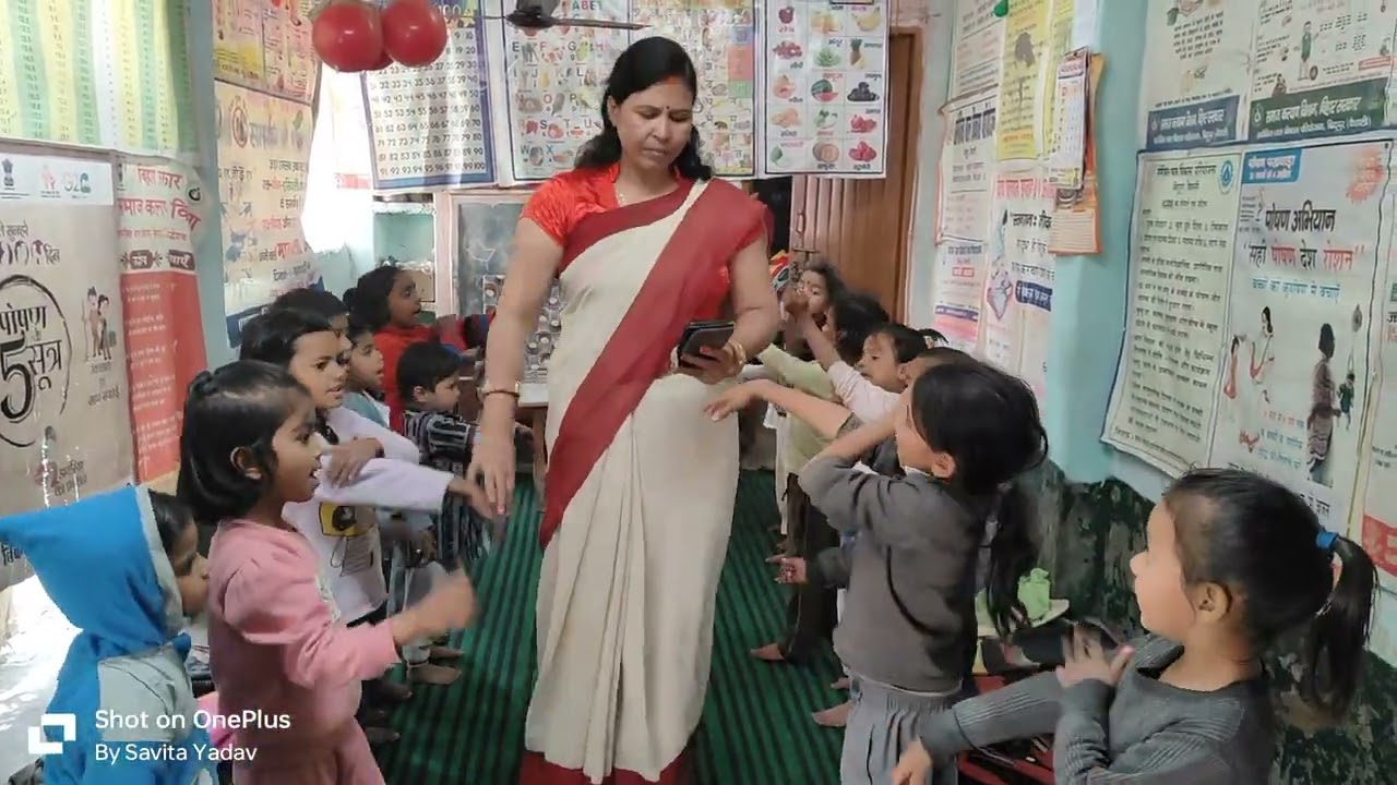 Head है सिर तो hand है हाथ बच्चो को फटाफट अंग्रेजी बोलना सिखाएं। #anganwadi @savitakumariyadav #icds