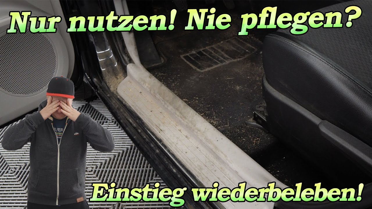 Einstiegsleisten reinigen! Nach 220000 km nur noch Schrott? Kann man das noch retten?