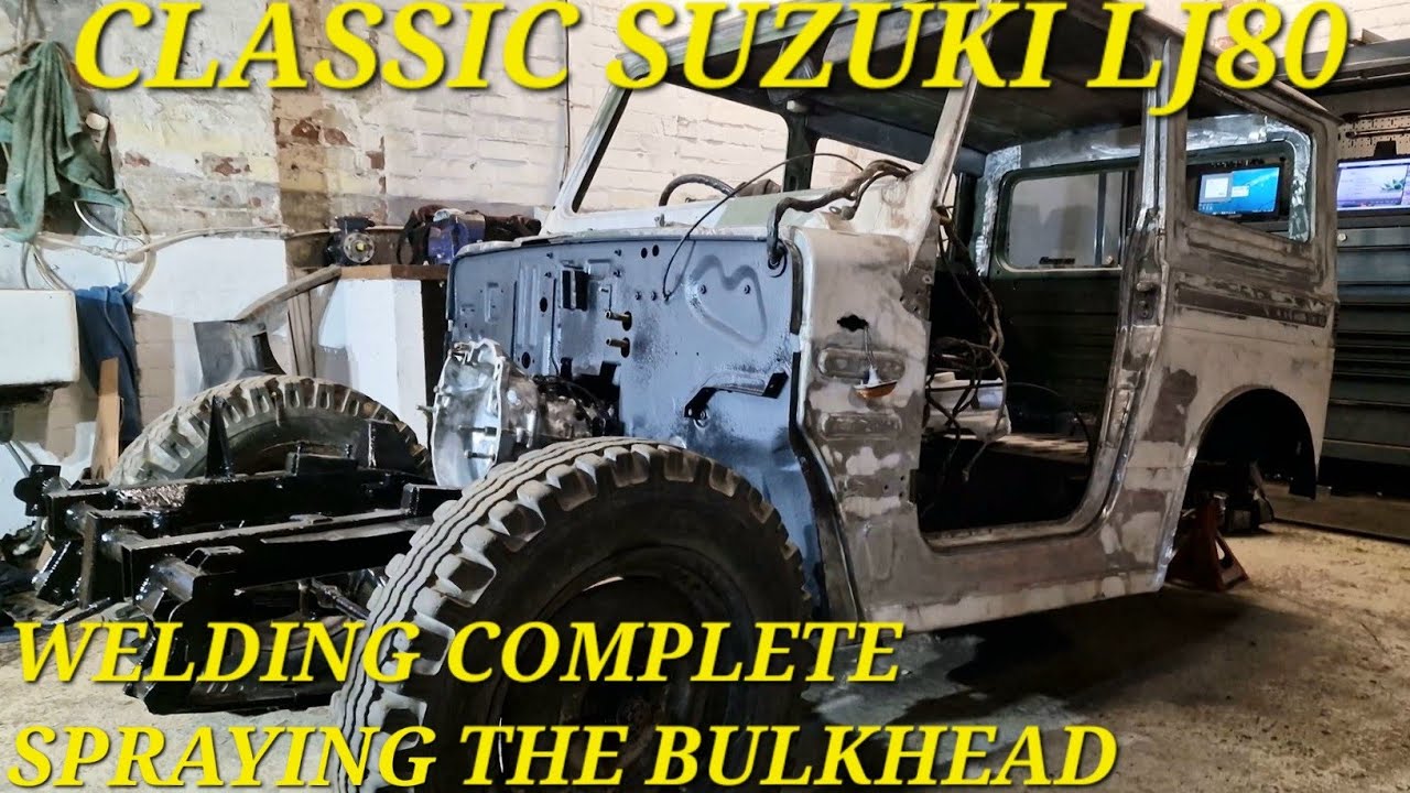 Classic Suzuki Finishing The Welding & Painting The Bulkhead