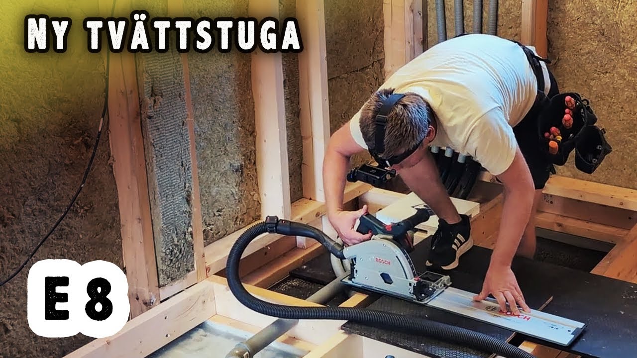 Tvättstuga & Walk-in Closet #8 - Blindbotten & Isolering Maximerar Golvvärmen!