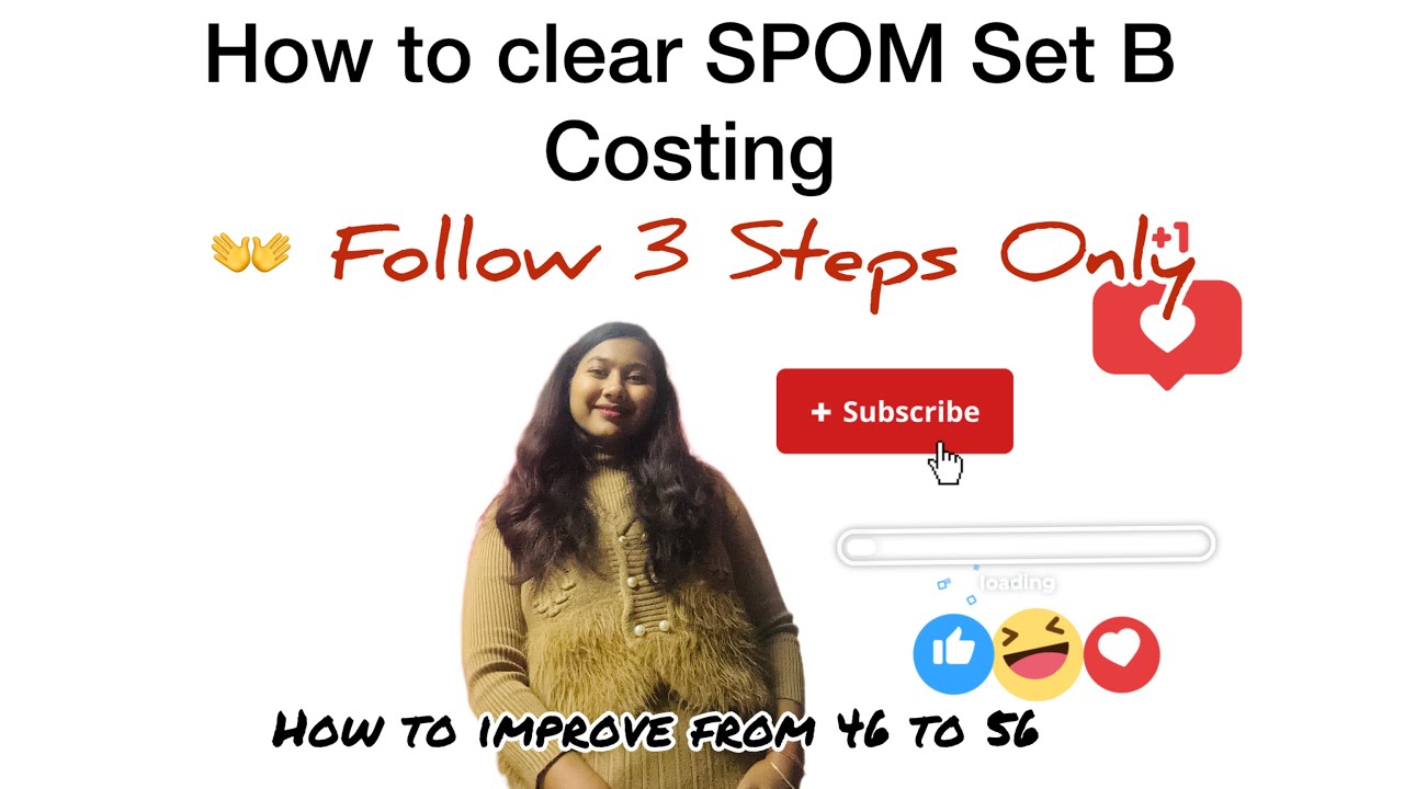 Still Failing SPOM Costing? ❌ Watch This Before Your Next Attempt || One Video = SPOM Costing PASS✅💯