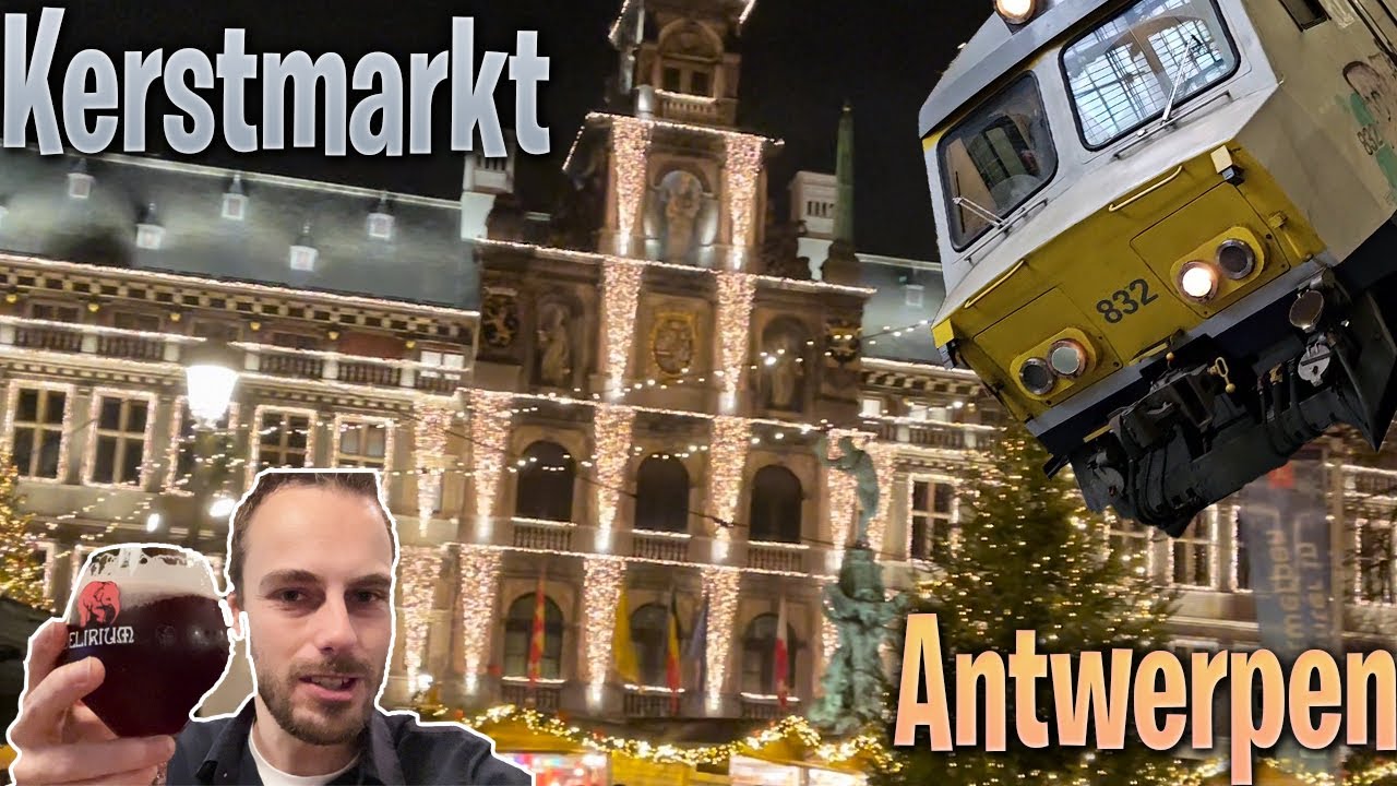 Kerstmarkt Antwerpen (met Jaap Reesema) en terugreis || #BliviusVlog