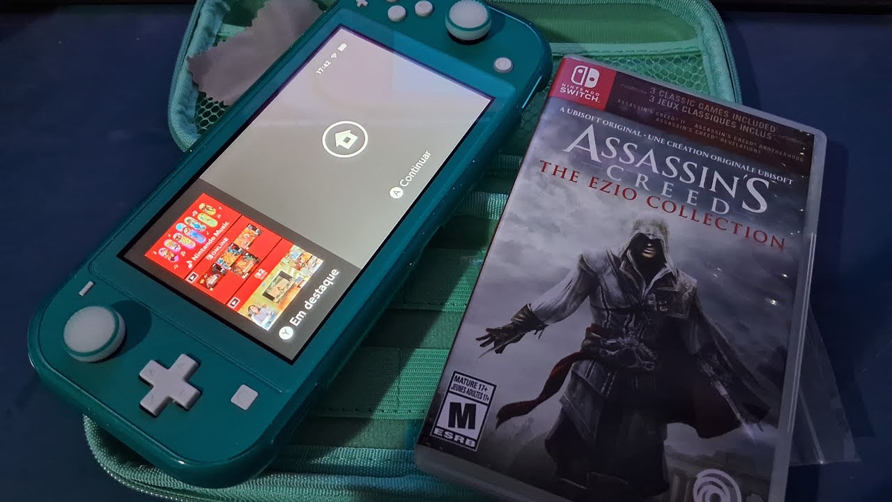 UNBOXING DO MEU PRIMEIRO NINTENDO SWITCH LITE!