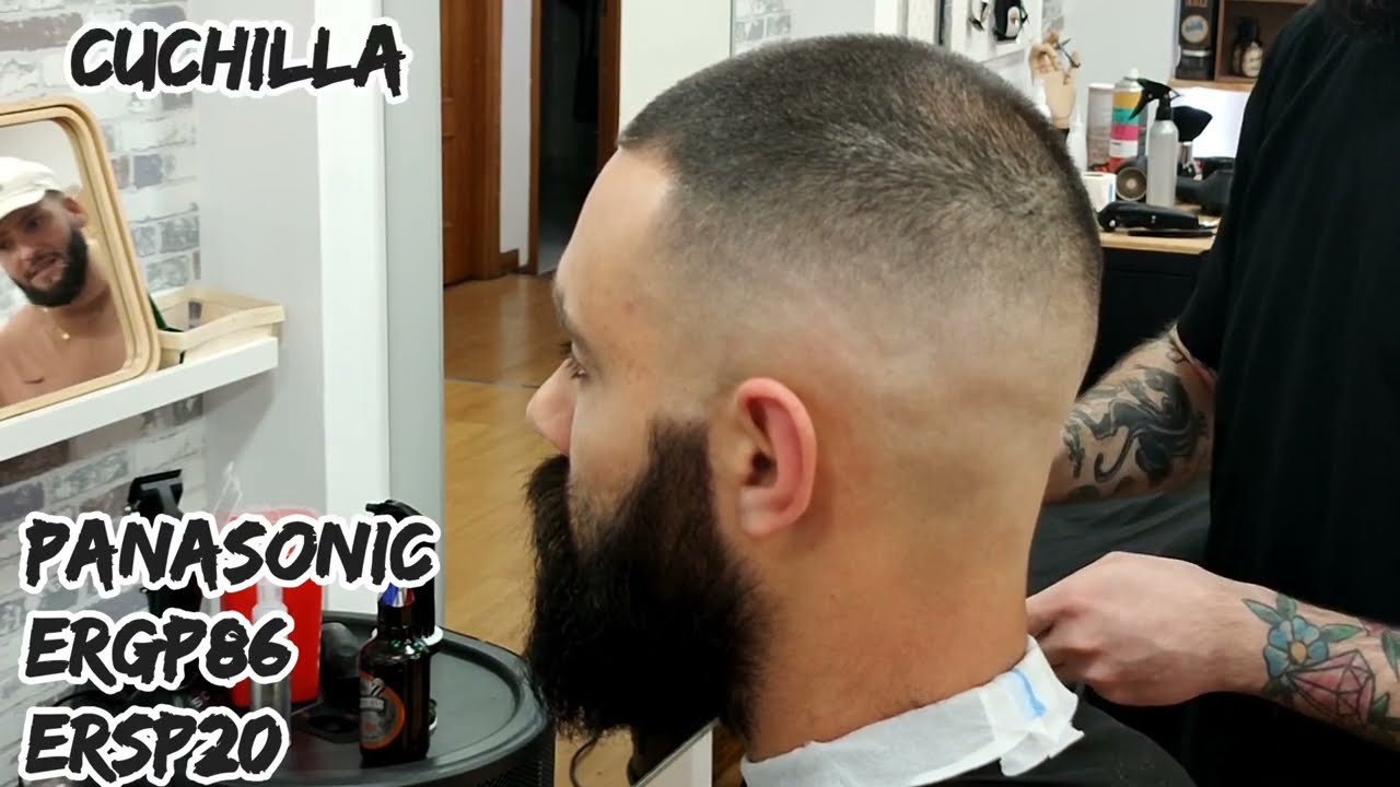 corte de pelo SKIN FADE con Panasonic ergp86 ersp20