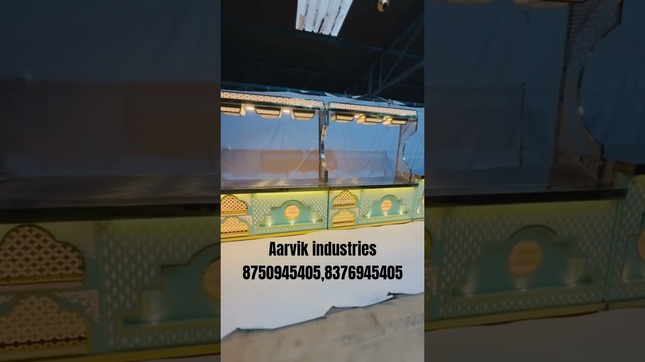 Latest design of catering counter manufacturing by aarvik industries More details call ☎️8750945405