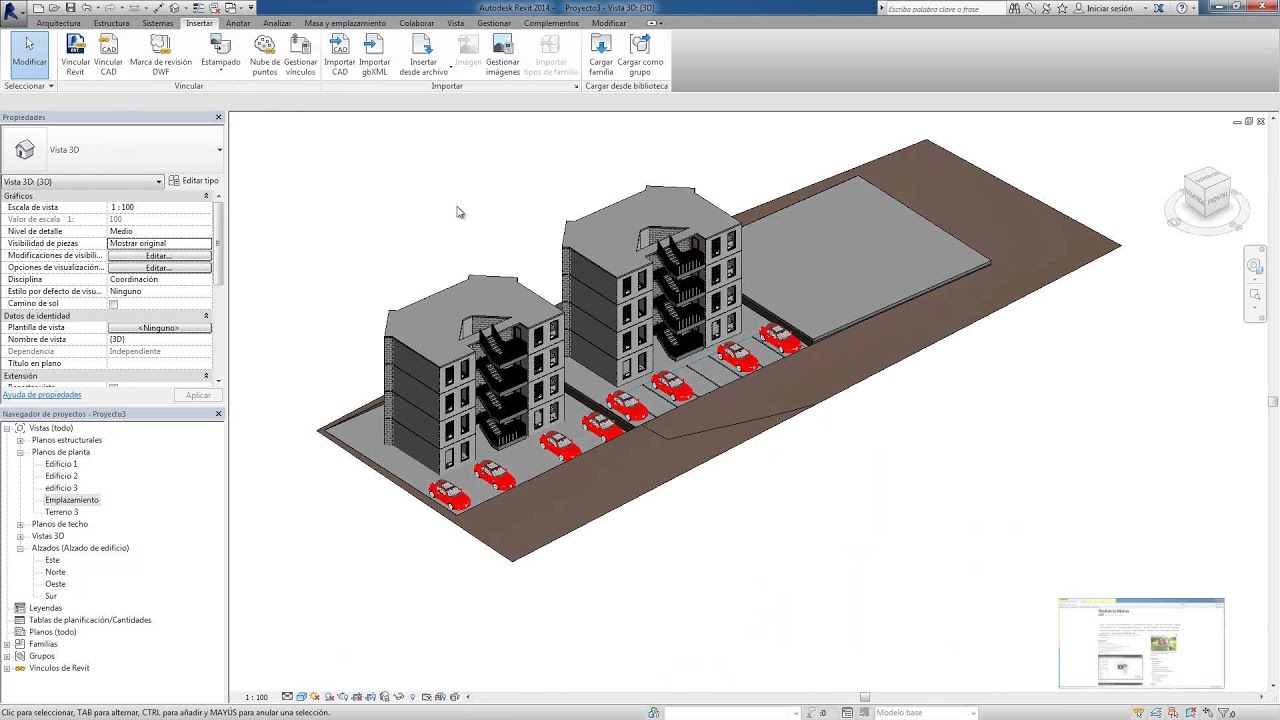 REVIT 2014 Vincular construcciones a terreno