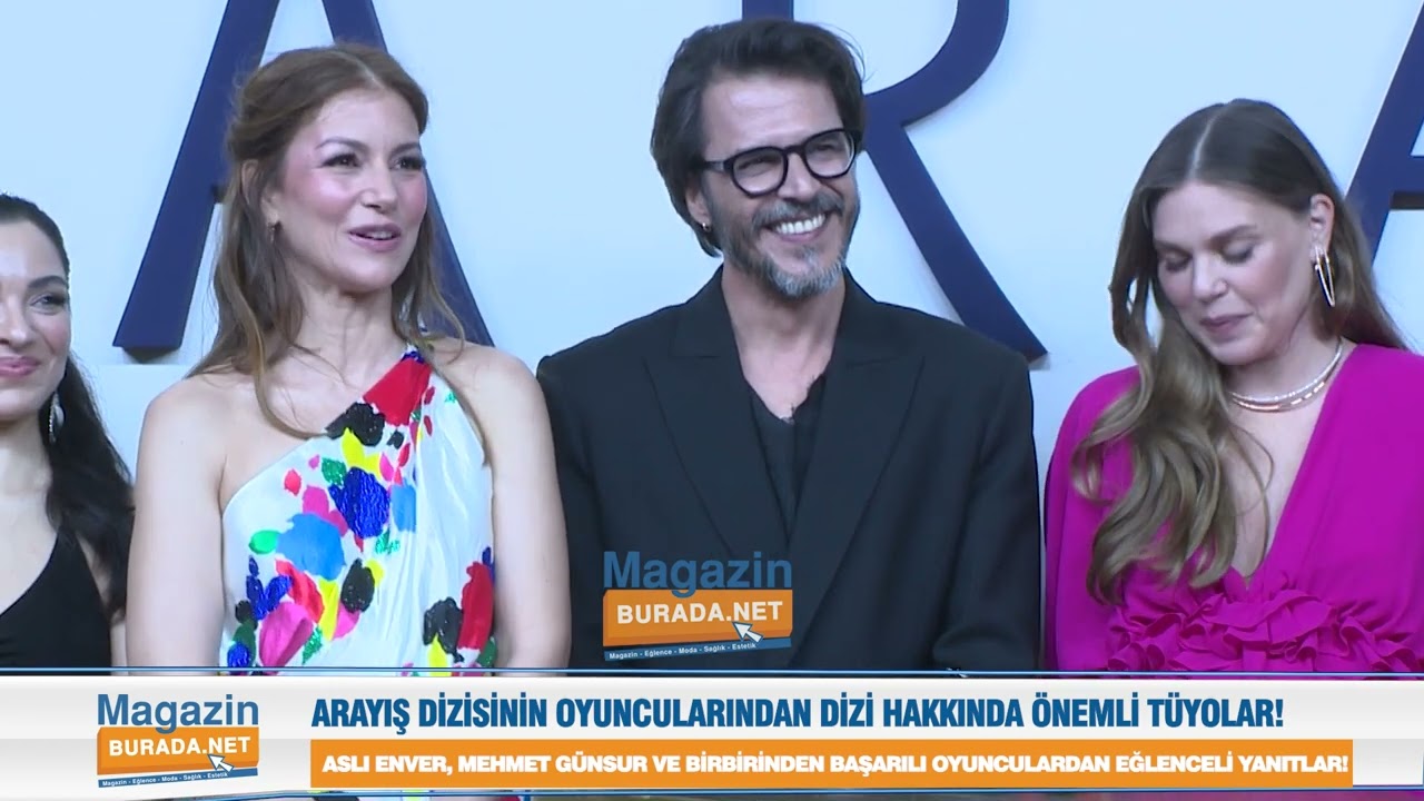 Arayış dizisinin galası yapıldı! Mehmet Günsur, Aslı Enver ve Defne Kayalar'dan eğlenceli yanıtlar!