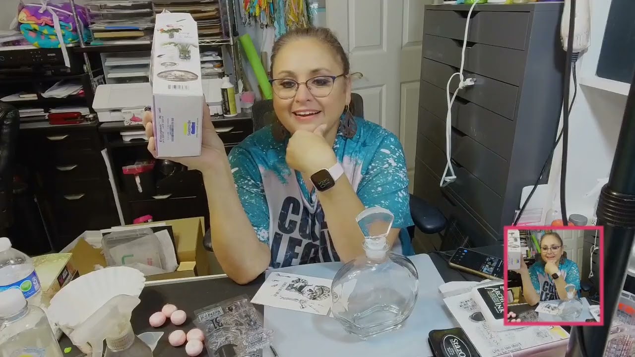 Trash to Terrifying: Whiskey Decanter Halloween Decor (Glow in the Dark DIY)