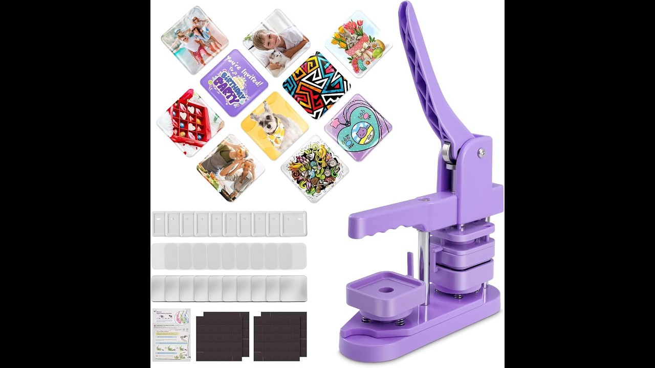 NantFun Square Badge Press Pro Review - Pros & Cons - NantFun magnet button maker