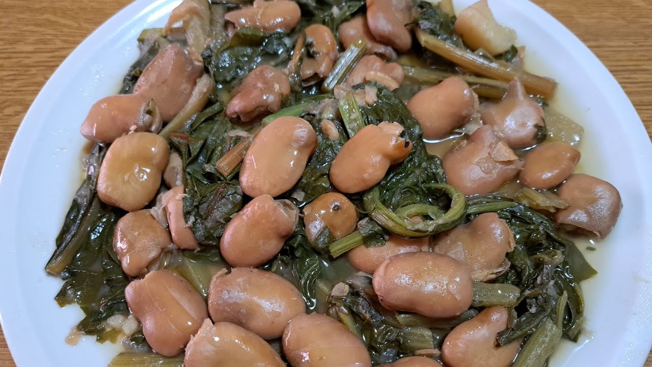 Fave secche con la bietola */ricetta Siciliana.