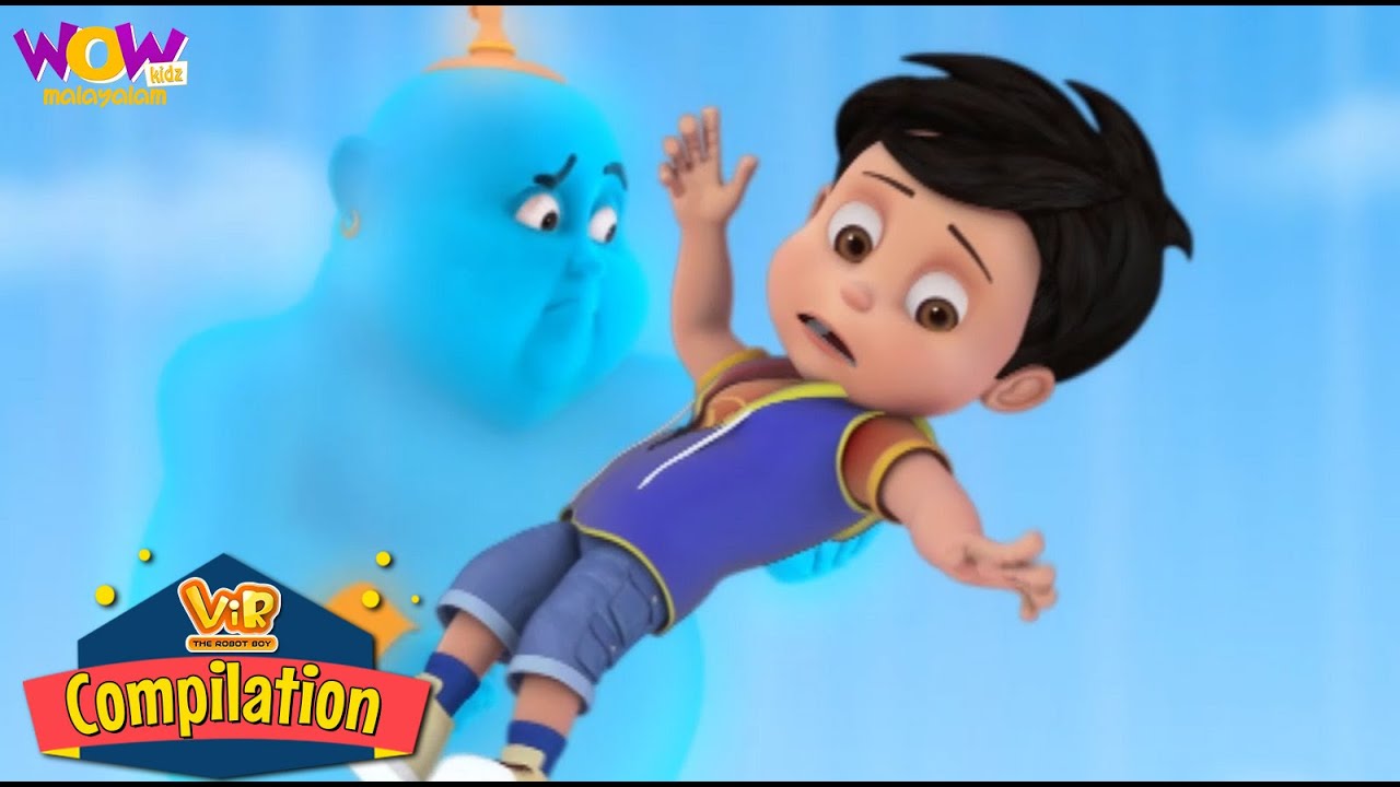 സൂപ്പർഹീറോ വീർ | Vir The Robot Boy | Compilation 50 | Best malayalam story | Cartoon