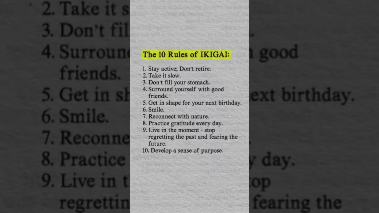 Japanese Secret to Happiness (IKIGAI Explained!)