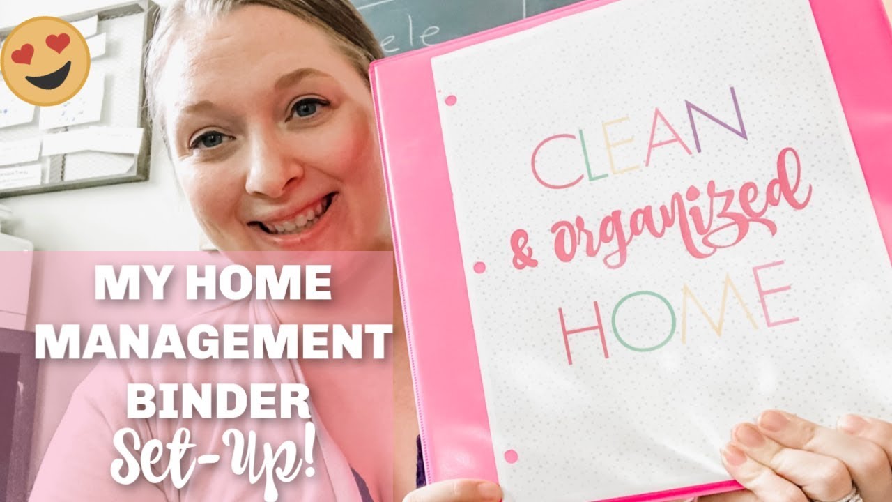 HOW TO SET UP A HOME MANAGEMENT BINDER!