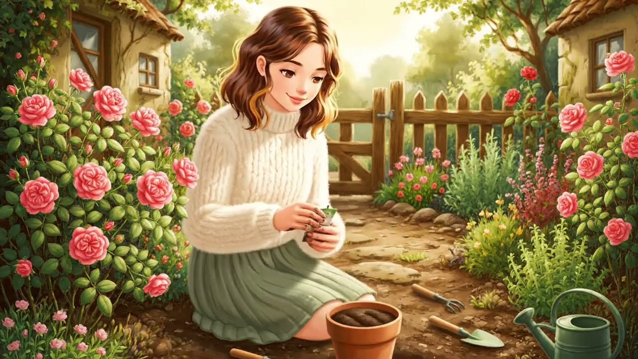 Living in the middle of nature/ ghibli style cottage 