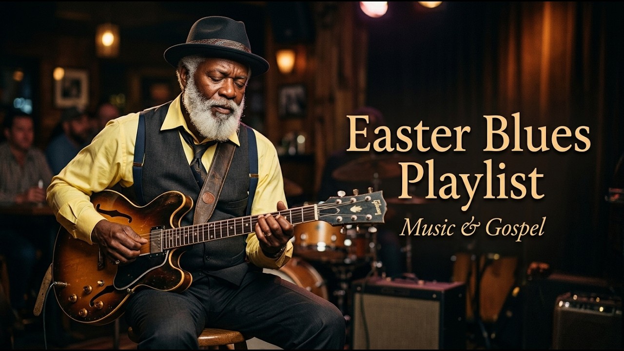 Deep Easter Gospel Blues 🎸 | Healing Music for the Weary Soul | Relaxing Christian Worship
