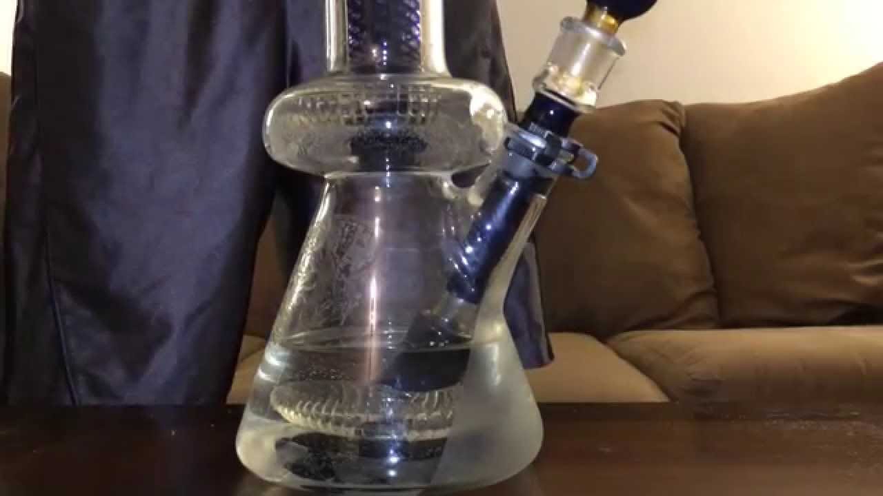 Illadelph Rare Custom Double Donut Perc Triple Coil Tricoil Milk Waterpipe