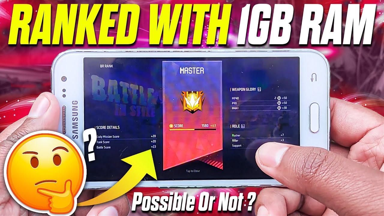 Can We Play Free Fire Ranked With 1GB Ram In 2025?