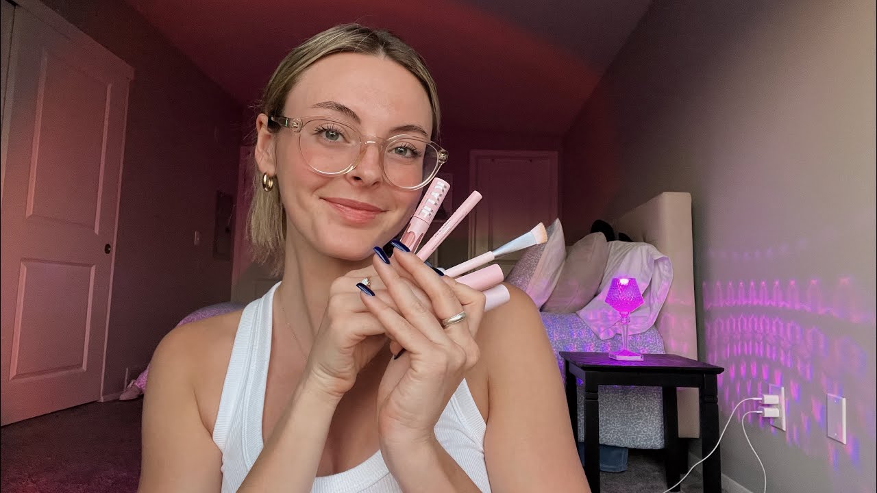 ASMR Doing Your Makeup with all KYLIE Products 💗