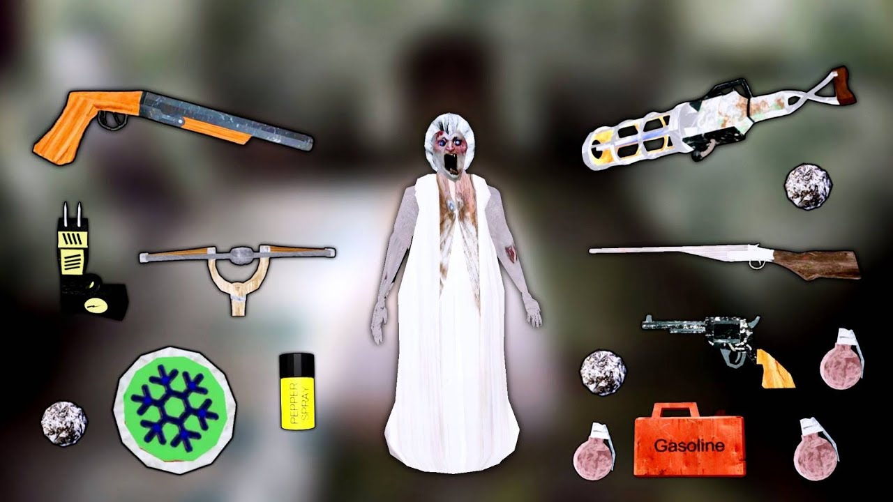 Slendrina's Mom Vs All New Weapons In Granny All Chapters Update | Granny New Game | Mod