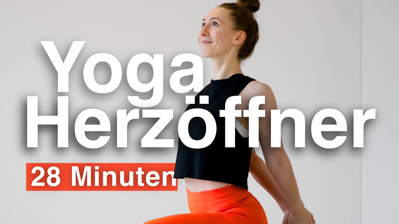 Yoga Herz&ouml;ffner + R&uuml;ckbeugen Flow | Power Yoga f&uuml;r R&uuml;cken, Brust & Wirbels&auml;ule |&nbsp;wach & Energie
