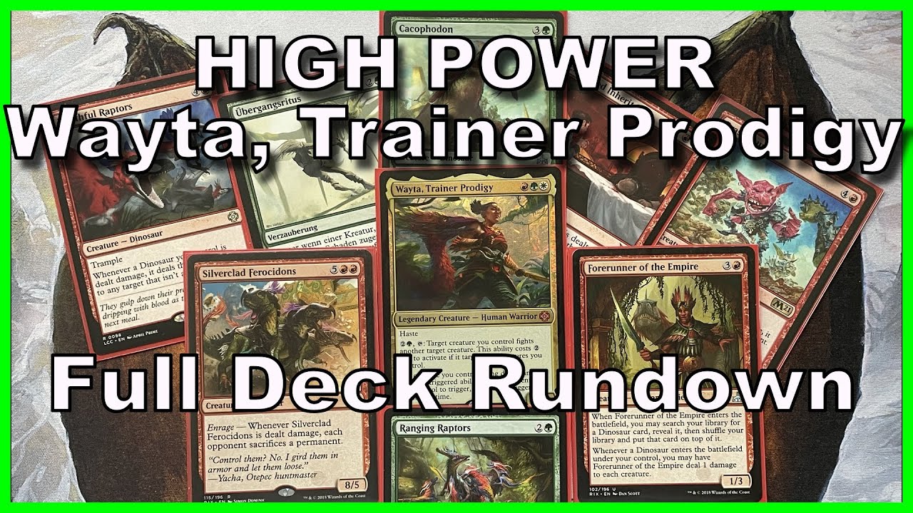 It’ll make you ENRAGE! - Full Wayta, Trainer Prodigy High Power EDH Deck Tech | Magic the Gathering