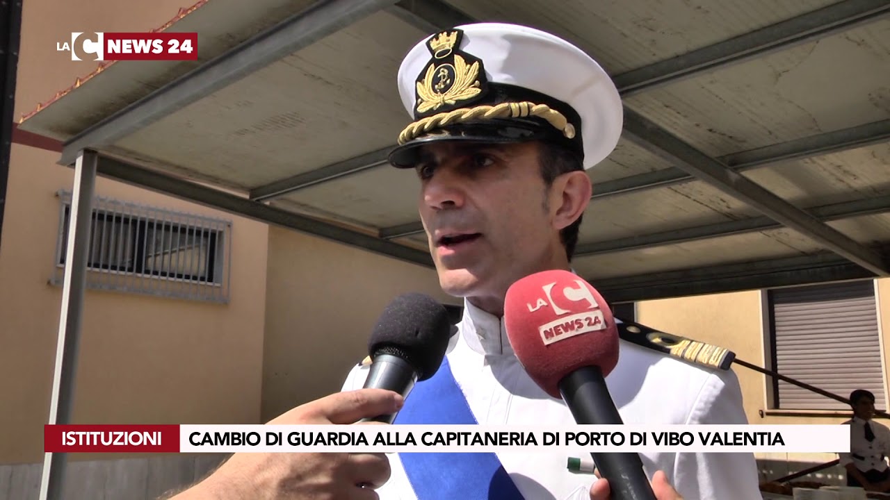 CAMBIO DI GUARDIA ALLA CAPITANERIA DI PORTO DI VIBO VALENTIA