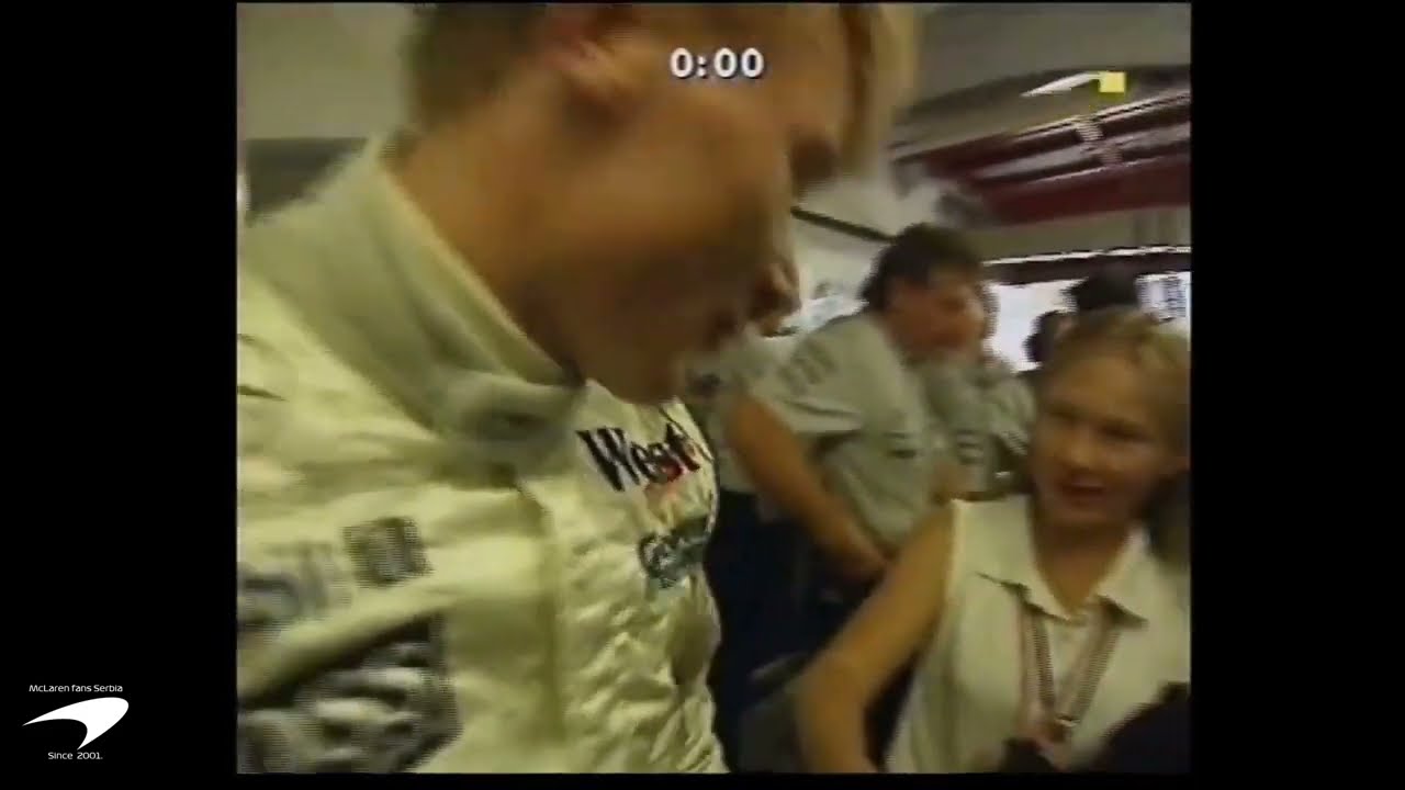 Mika Häkkinen's 1st pole position ever. Luxemburg GP 1997 | Ron Dennis & Mika Häkkinen interview