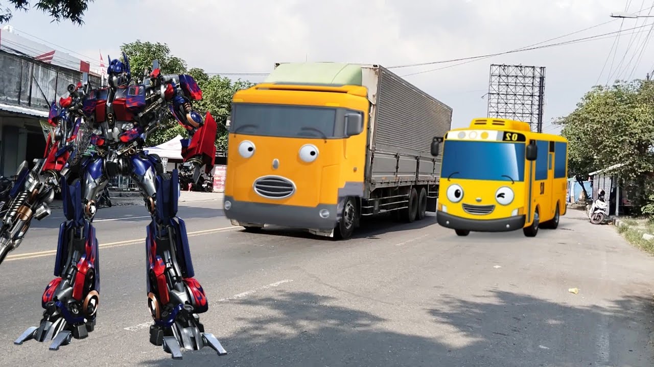 WOW AMAZING DISINI MARKASNYA TRUK WING BOX, TRUK TRONTON BERUBAH JADI FRANK TEMANNYA TAYO