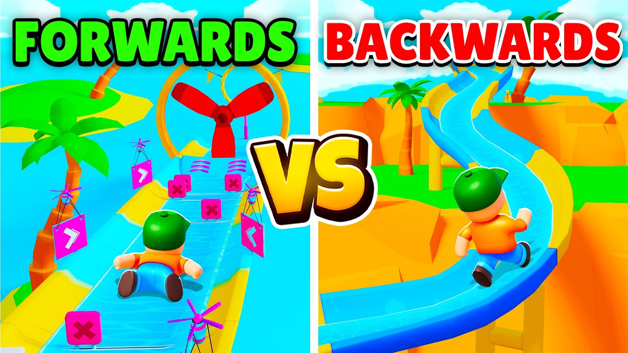 FORWARDS vs BACKWARDS in Stumble Guys!