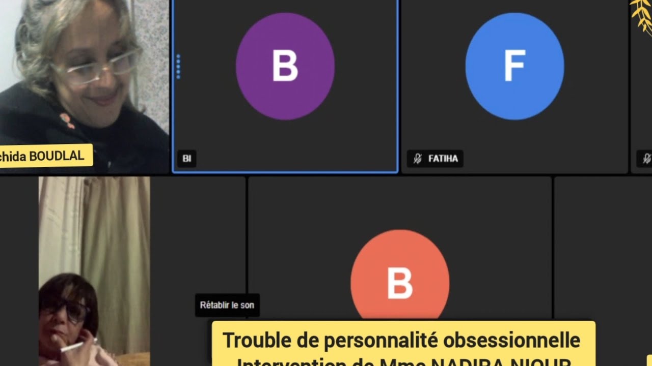 Trouble de personnalité obsessionnelle-Mme.Nadira NIOUR-H.A.Coach&Psychothérapie-Dr.Rachida BOUDLAL