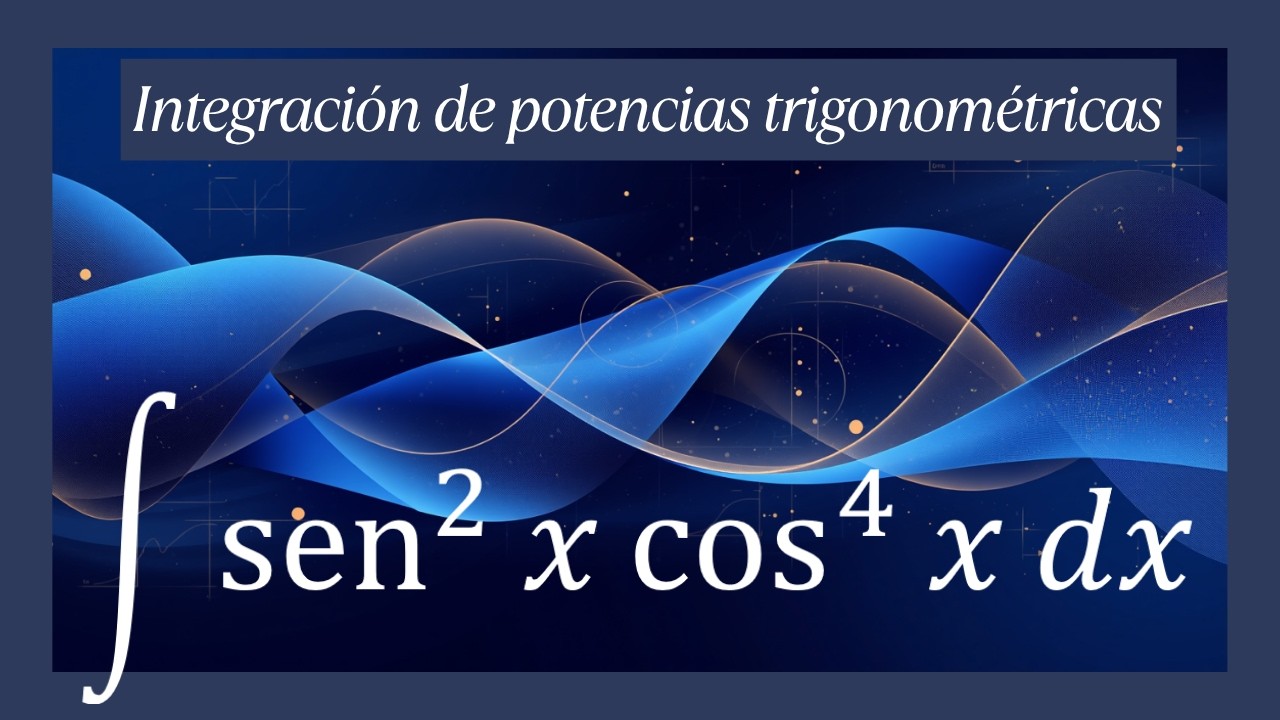Integrales | Potencias de seno y coseno | m par y n par