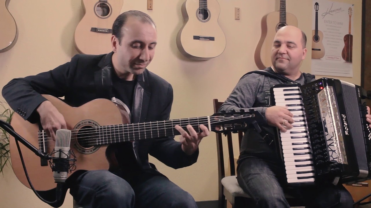 Vadim Kolpakov and Sergiu Popa – Mar Djanja. Kremona  7-string guitar model Fiesta CW-7.