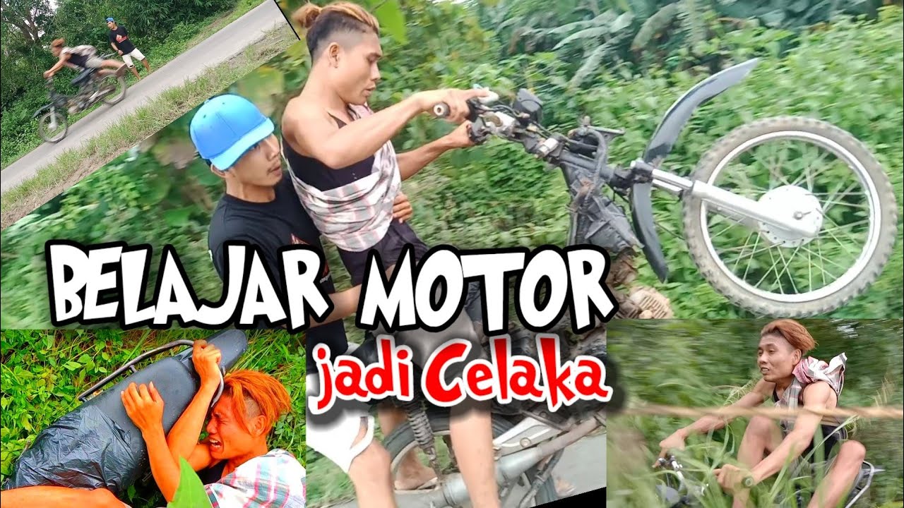BELAJAR MOTOR JADI CELAKA, film komedi lampung paling lucu, STI episode 31