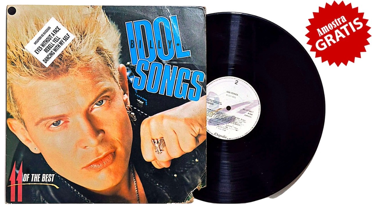 Billy Idol - Idol Songs - 11 Of The Best - ℗ 1989 - Baú 🎶