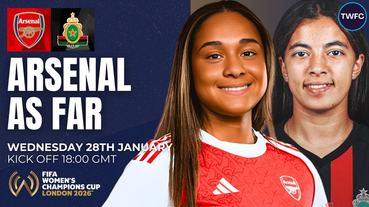 ARSENAL VS AS FAR LIVE | FIFA WOMEN'S CHAMPIONS CUP WATCHALONG | TWFC LIVE