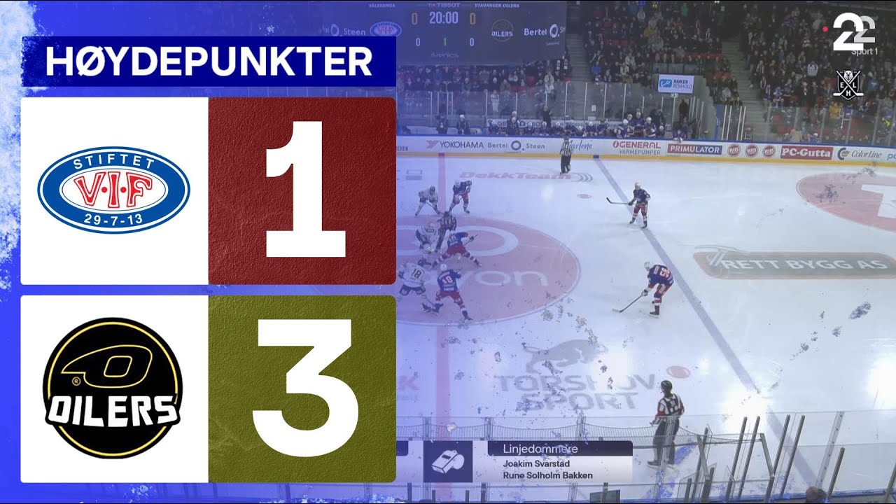 Vålerenga 1 - 3 Stavanger Oilers - Høydepunkter