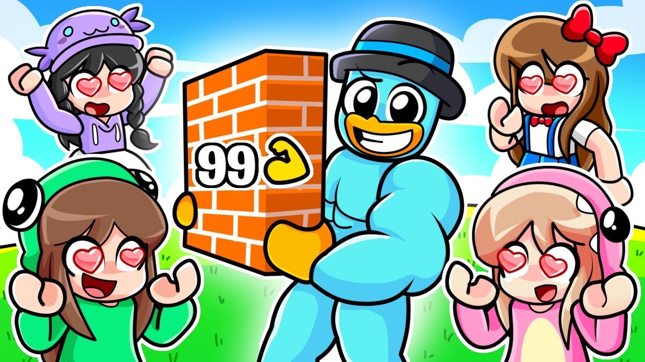 Gasté $100,000 para Impresionar Chicas en Roblox Lift Wall Simulator…