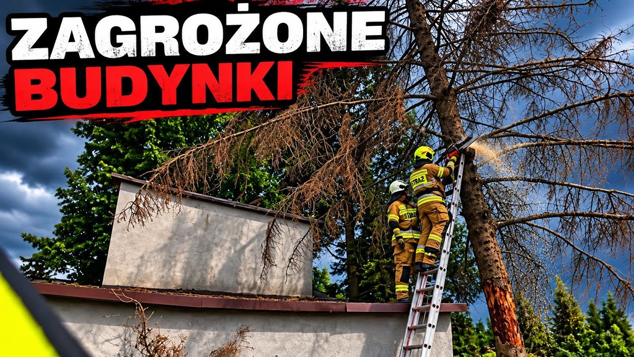 ZAGROŻONE BUDYNKI Wyjazd Alarmowy OSP!!!