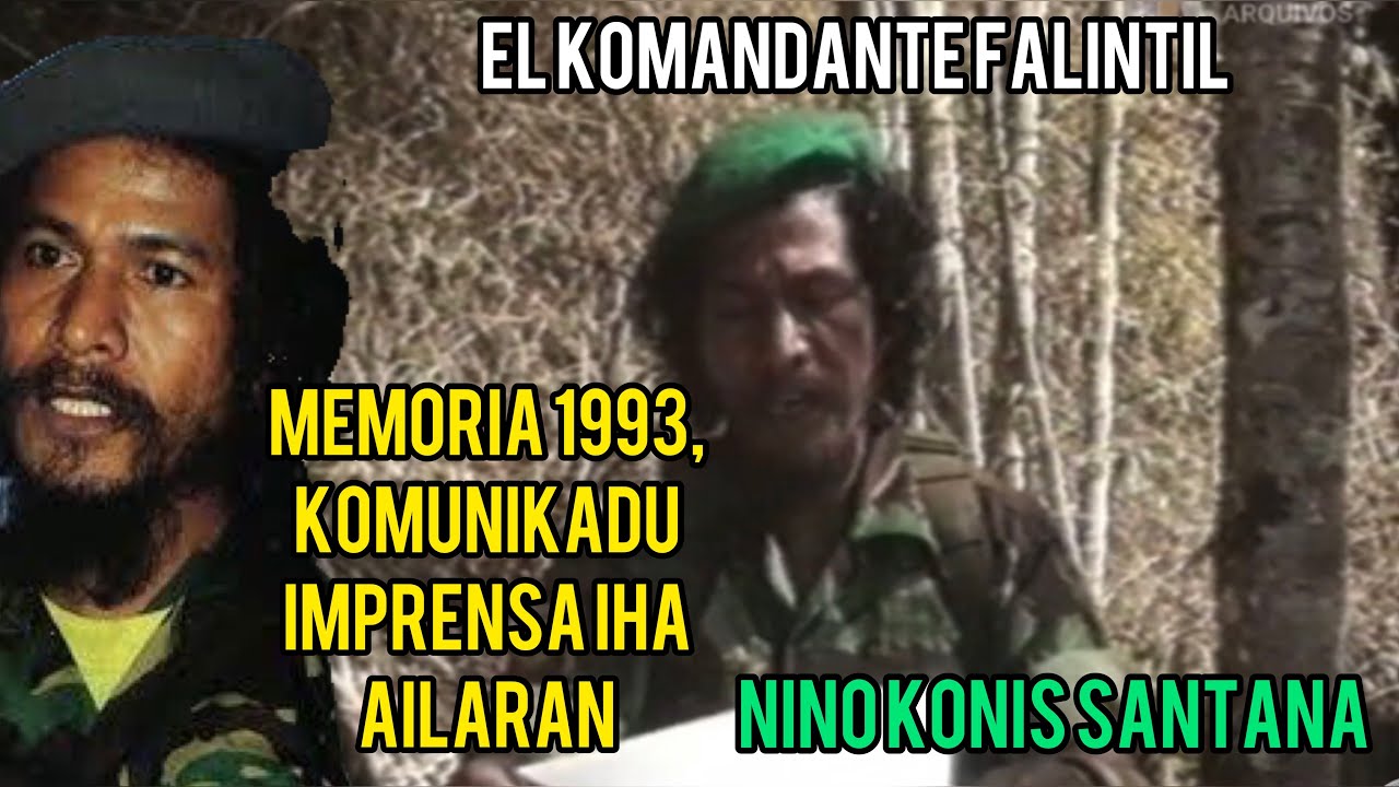 Memória 1993, Komunikadu Imprensa Iha Ailaran, El Komandante FALINTIL Konis Santana