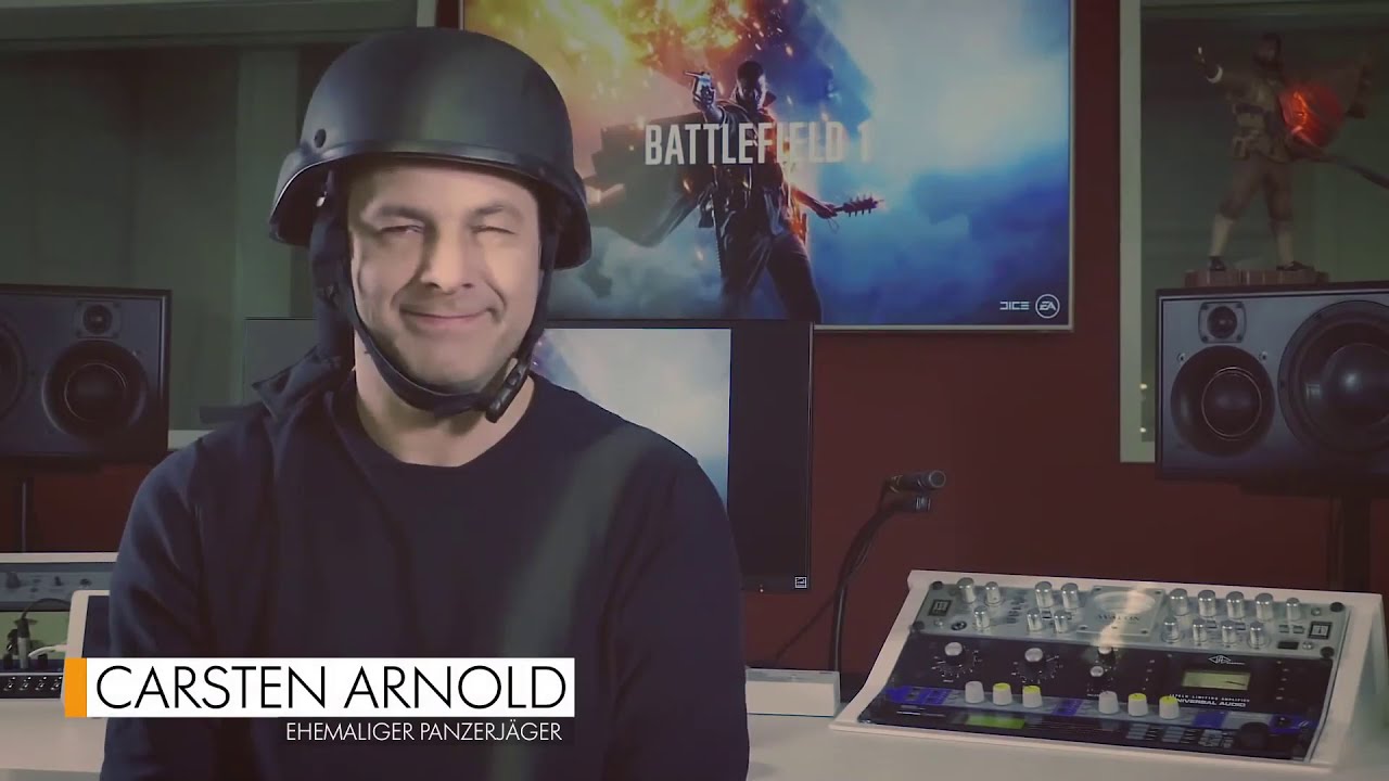 Battlefield 1 Voice Actors carry weight for German voice recordings (English CC updated)