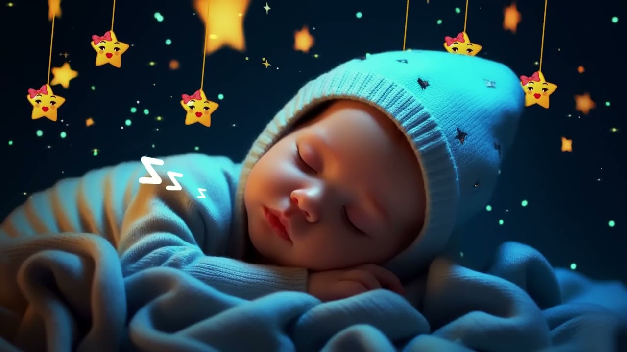 Mozart & Brahms Lullaby 🎵 Baby Sleep Music 🌜 Overcome Insomnia & Relax for Deep, Gentle Sleep