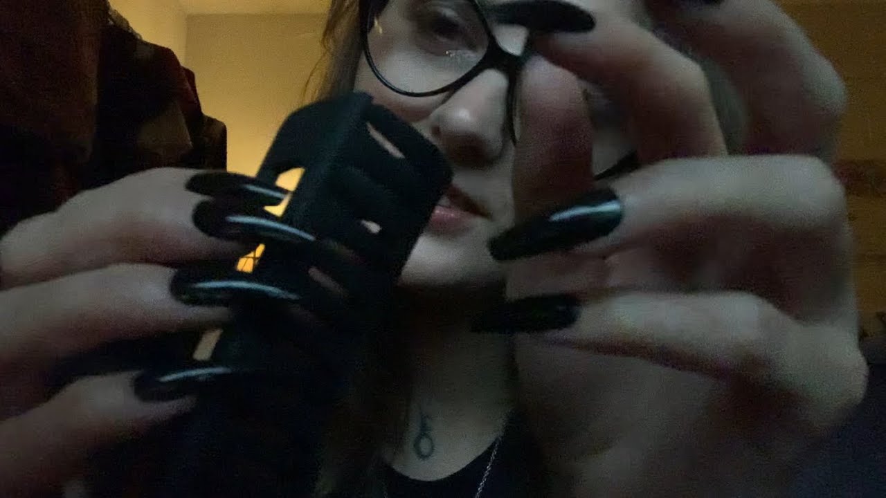 asmr playing with your hair during a thunderstorm
