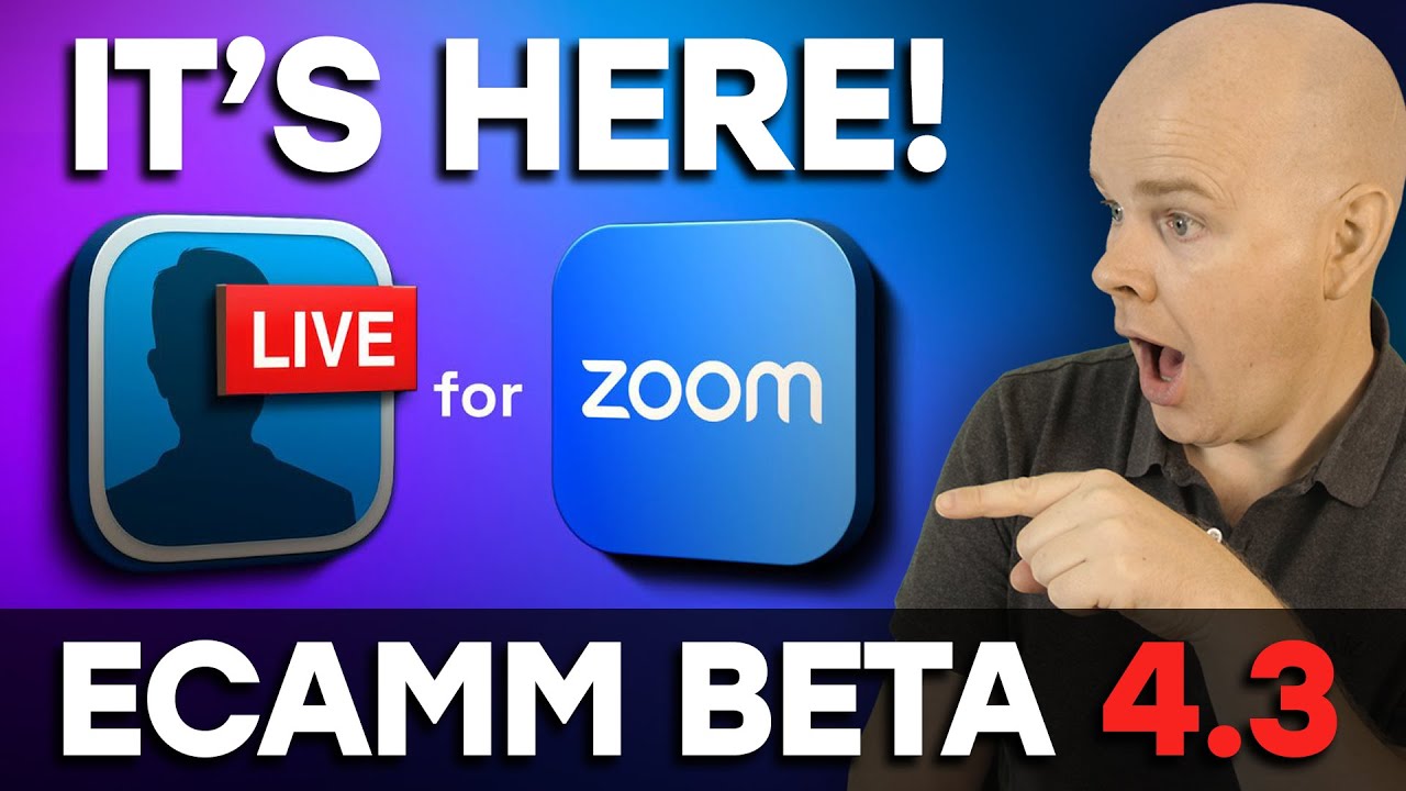 Ecamm Live Beta 4.3 with FULL Zoom Integration!