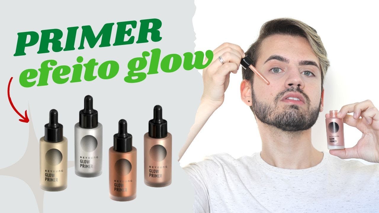 COMO USAR UM PRIMER GLOW | Resenha Primer Glow ROSE Beyoung | Junior Berganton