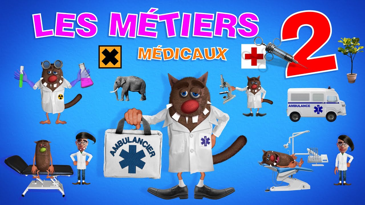 Foufou - Apprenons Le Nom Des Métiers (Learn the names of the trades for kids) Série 02 - 4K