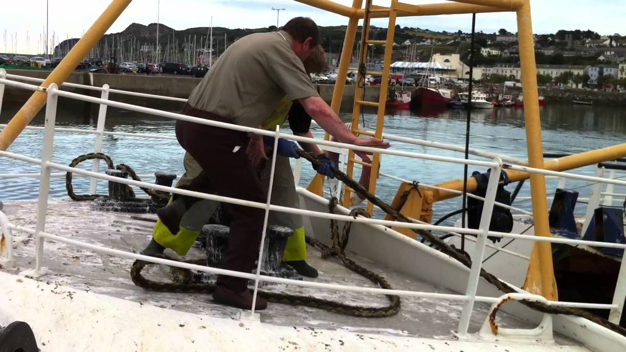How not to Moor a Fishing Trawler in Howth Harbour, Ireland