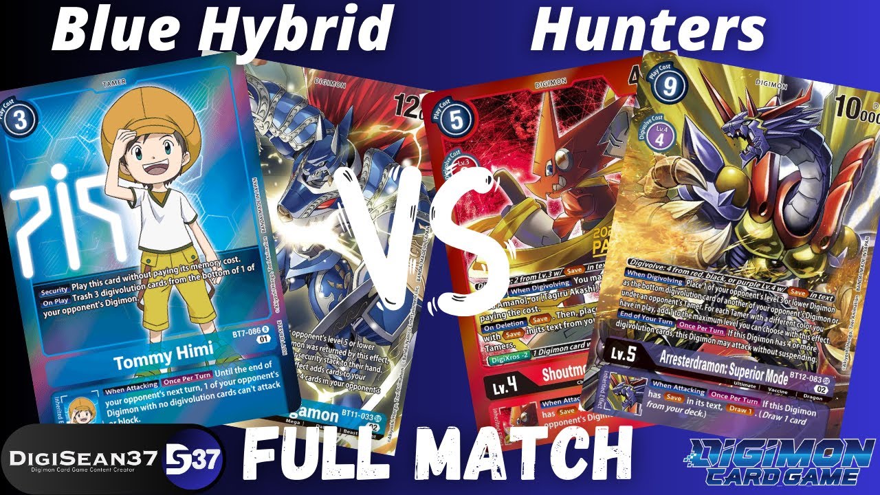 Blue Hybrid VS Hunters | Digimon Card Game | BT14 Blast ACE