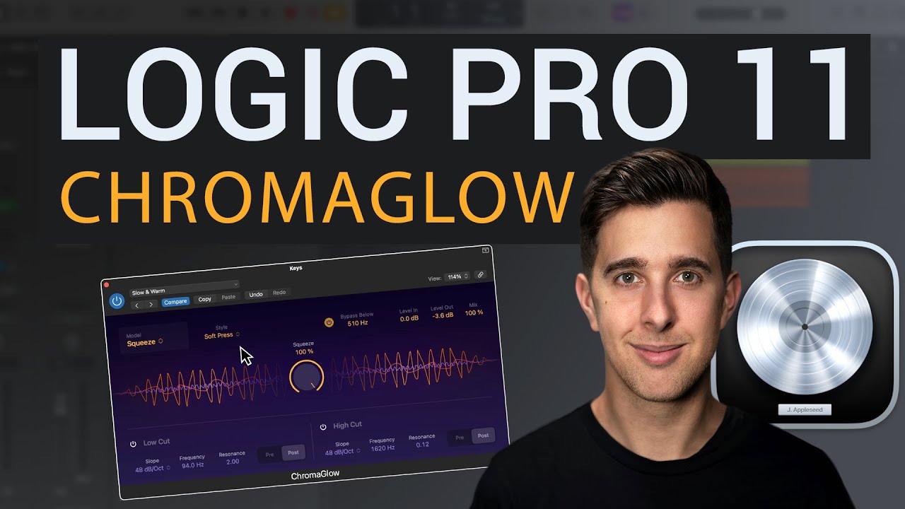 How to use the ChromaGlow Saturation Effect in Logic Pro 11